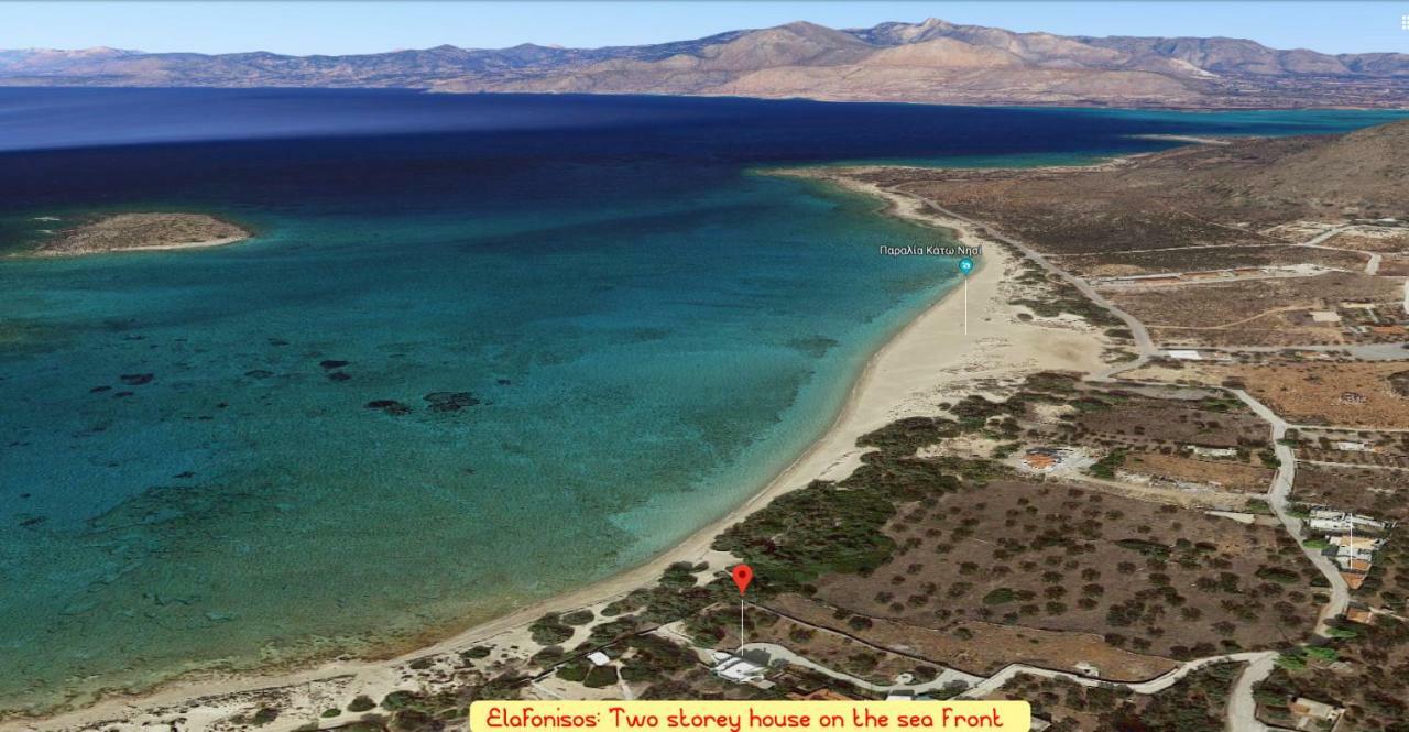 Elafonisos: Two Storey House On The Sea Front المظهر الخارجي الصورة